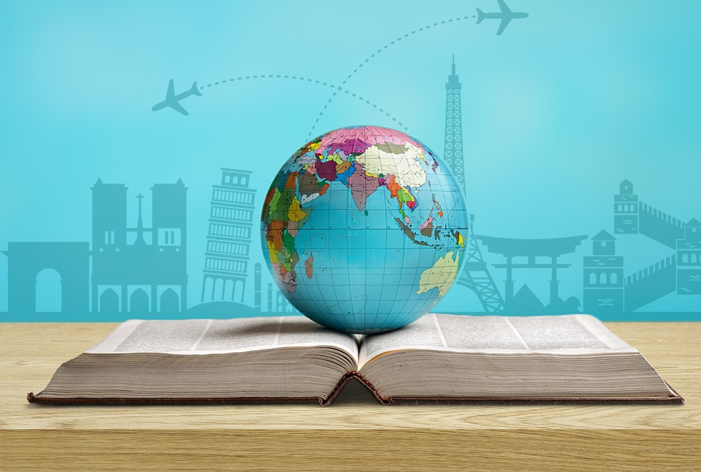 Study abroad background image